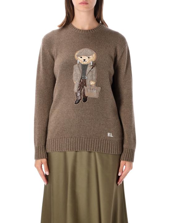 26FW 랄프 로렌 스웨터 290P23807 001 TAUPE MELANGE