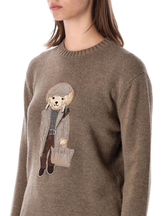 26FW 랄프 로렌 스웨터 290P23807 001 TAUPE MELANGE - RALPH LAUREN