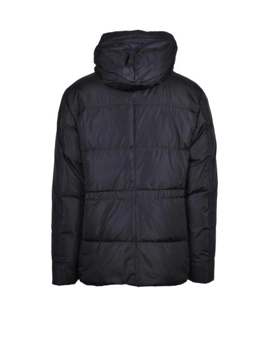 25FW 페트레이 패딩 재활용 다운 충전재를 사용한 기능성 블랙 패딩 파카 - PEUTEREY