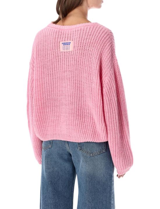26FW 아메리칸 빈티지 스웨터 CYR18A BONBON MEL ROSA - AMERICAN VINTAGE