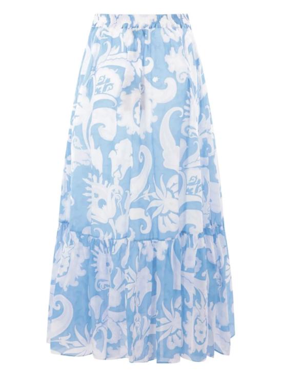  에트로 롱 스커트 WRFA011499SA5I2 Blue - ETRO