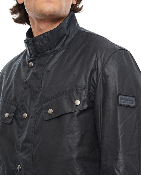  바버 듀크 왁스 자켓 MWX0337NY91 Blue - BARBOUR