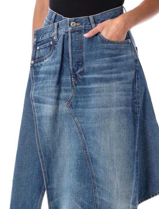 26FW JW앤더슨 데님 스커트 DK0030PG1978 764 VINTAGE BLUE - JW ANDERSON