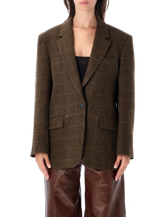 26FW 로에 수트 자켓 42111094 350 MOSS CHECK