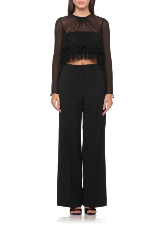 26FW 엘리자베타프랜치 탑 CA18766E2110 Black - ELISABETTA FRANCHI