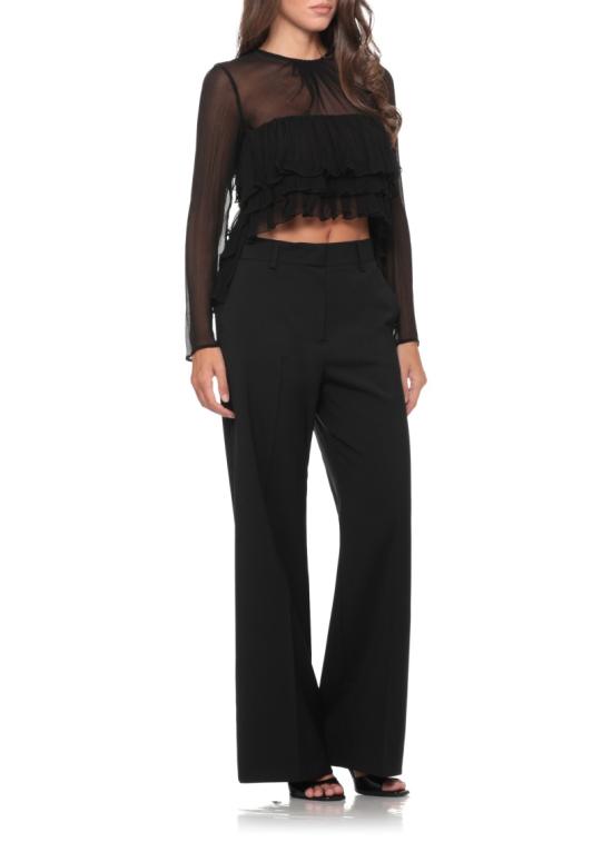 26FW 엘리자베타프랜치 탑 CA18766E2110 Black - ELISABETTA FRANCHI