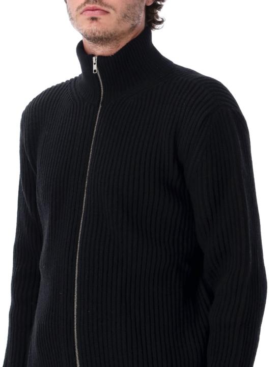 26FW MM6 메종마르지엘라 집업 니트 SH0AM0095M13286900 Black - MM6 MAISON MARGIELA