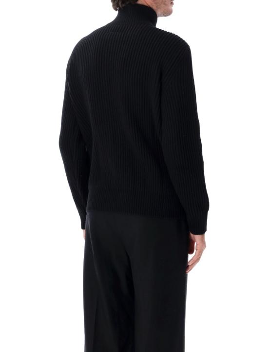 26FW MM6 메종마르지엘라 집업 니트 SH0AM0095M13286900 Black - MM6 MAISON MARGIELA