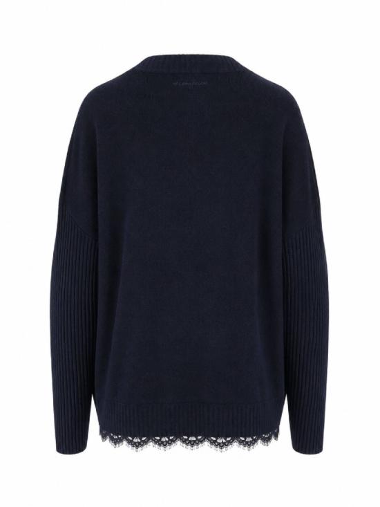 26FW 에르마노 설비노 니트웨어 D49EM005EP2 Blue - ERMANNO SCERVINO