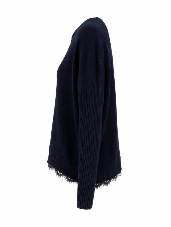 26FW 에르마노 설비노 니트웨어 D49EM005EP2 Blue - ERMANNO SCERVINO