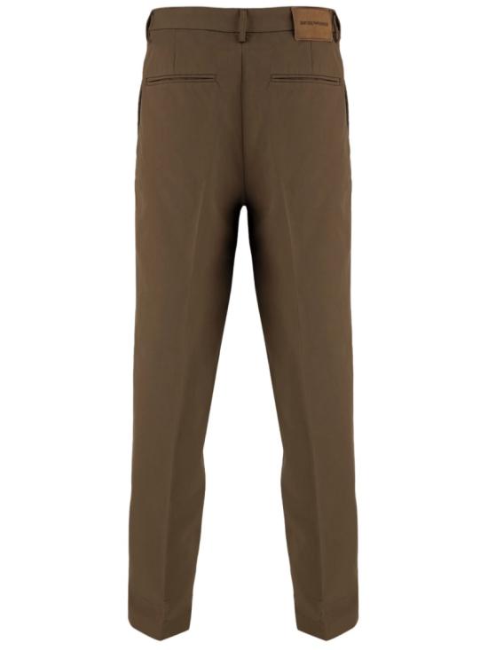 26FW 엠포리오 아르마니 스트레이트 팬츠 EM006788AF19413U6130 Brown - EMPORIO ARMANI