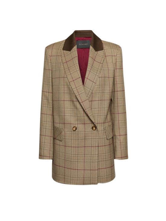 26FW 엘레나미로 수트 자켓 Q007P000094N Brown