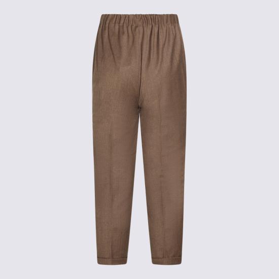 26FW 안토넬리 피렌체 스트레이트 팬츠 B8557 875225 Marrone - ANTONELLI FIRENZE