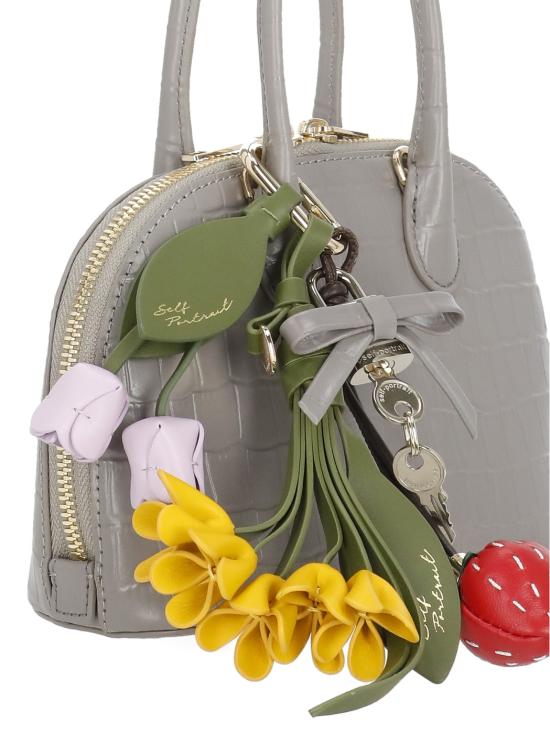 26FW 셀프 포트레이트 토트백 PF26316GR CROC LEATHER TOASTGREY - SELF PORTRAIT