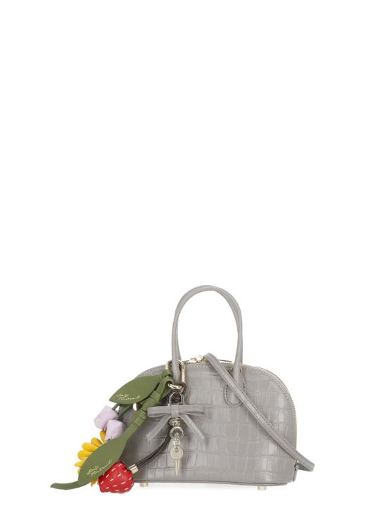 26FW 셀프 포트레이트 토트백 PF26316GR CROC LEATHER TOASTGREY
