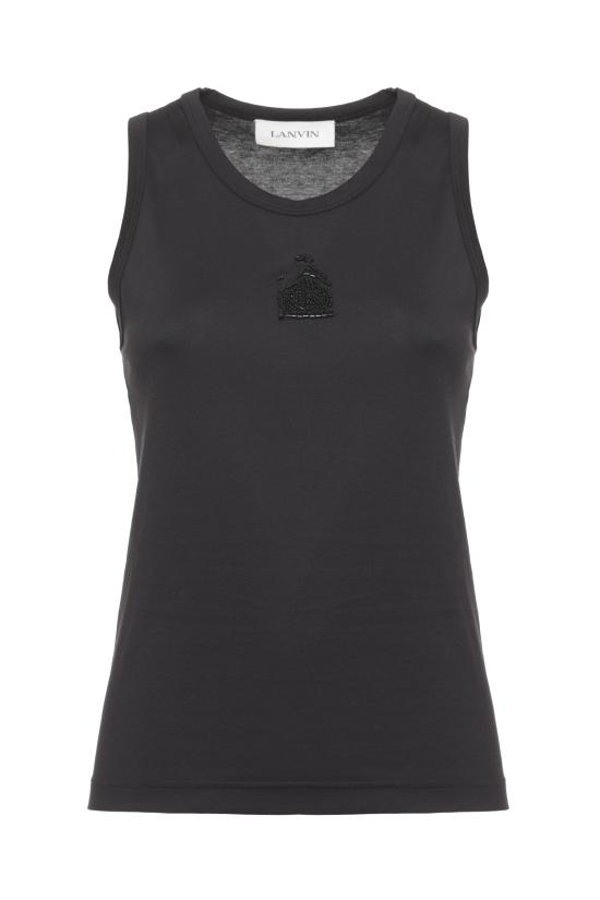 26FW 랑방 민소매 티셔츠 RWTS0067 J040A2610 BLACK