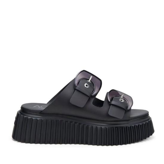  에이지엘 뮬/슬리퍼 D642071PQKO0371013 Black