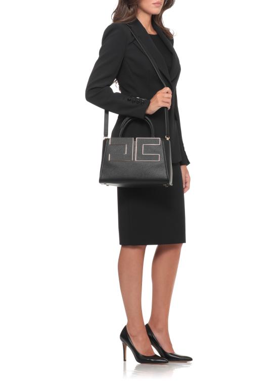 26FW 엘리자베타프랜치 토트백 BS06A66E2 110 BLACK - ELISABETTA FRANCHI