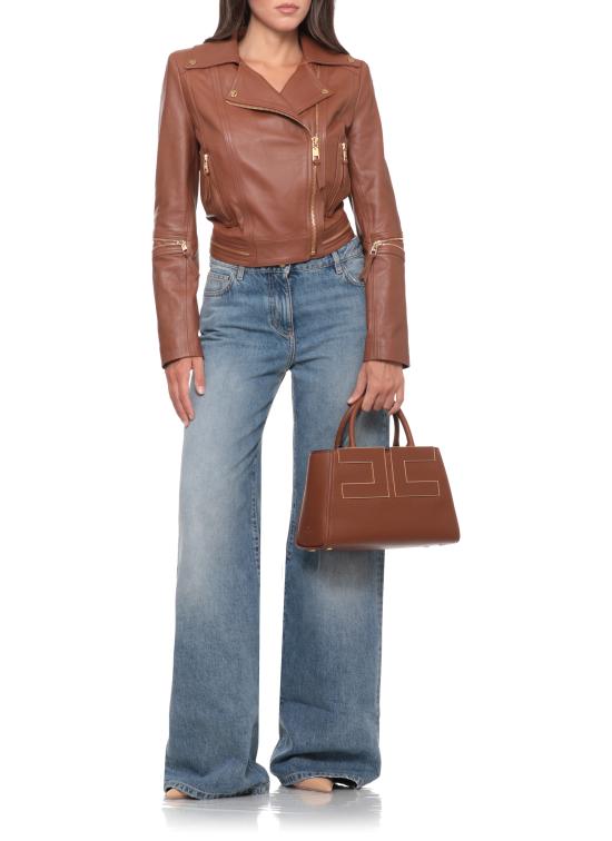 26FW 엘리자베타프랜치 토트백 BS06A66E2 FK3 BROWN - ELISABETTA FRANCHI