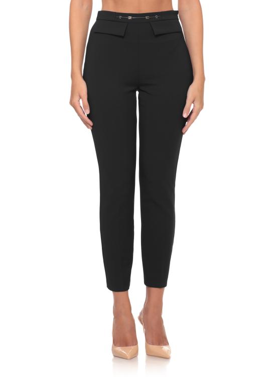 26FW 엘리자베타프랜치 스트레이트 팬츠 PA19566E2 110 BLACK - ELISABETTA FRANCHI