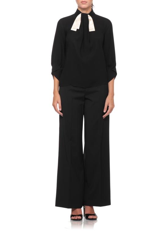 26FW 엘리자베타프랜치 블라우스 CA17866E2 685 BLACK - ELISABETTA FRANCHI