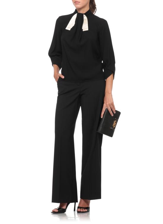 26FW 엘리자베타프랜치 블라우스 CA17866E2 685 BLACK - ELISABETTA FRANCHI