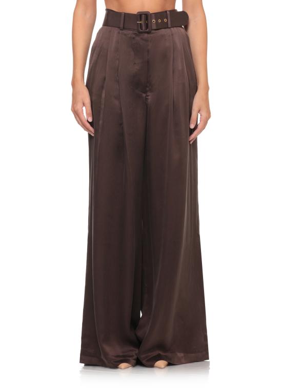 26FW 짐머만 팔라초 팬츠 2151PF26R BCH BROWN - ZIMMERMANN