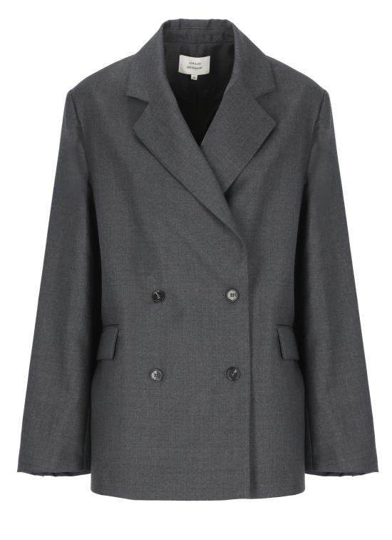 26FW 루루 드 세종 수트 자켓 DONAU LDS ANTHRACITE MELANGE GREY