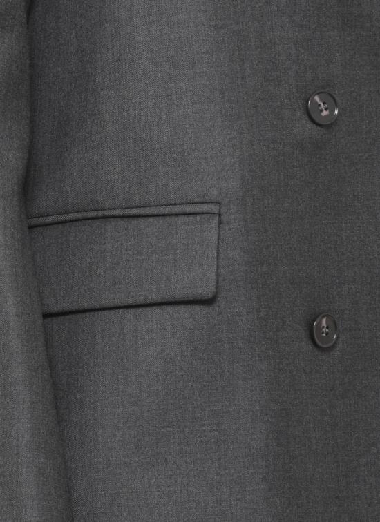 26FW 루루 드 세종 수트 자켓 DONAU LDS ANTHRACITE MELANGE GREY - LOULOU DE SAISON
