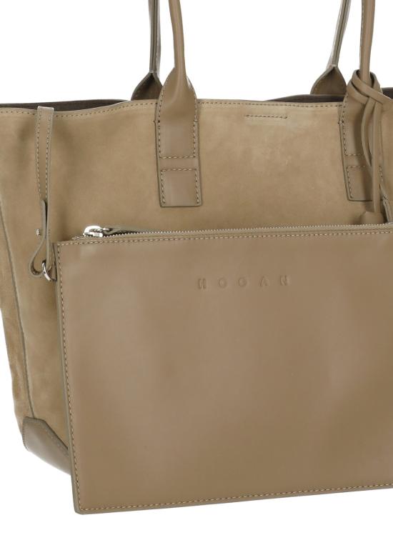 26FW 호간 토트백 KBW01TA0200UGM C414 BEIGE - HOGAN