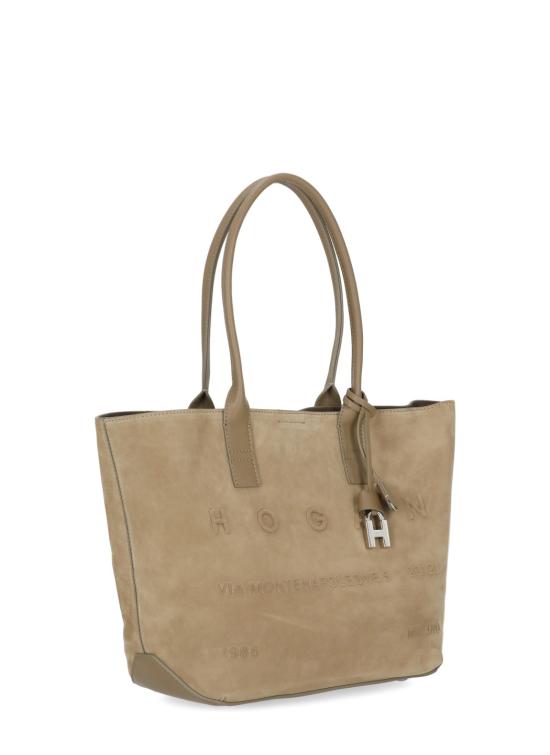 26FW 호간 토트백 KBW01TA0200UGM C414 BEIGE - HOGAN