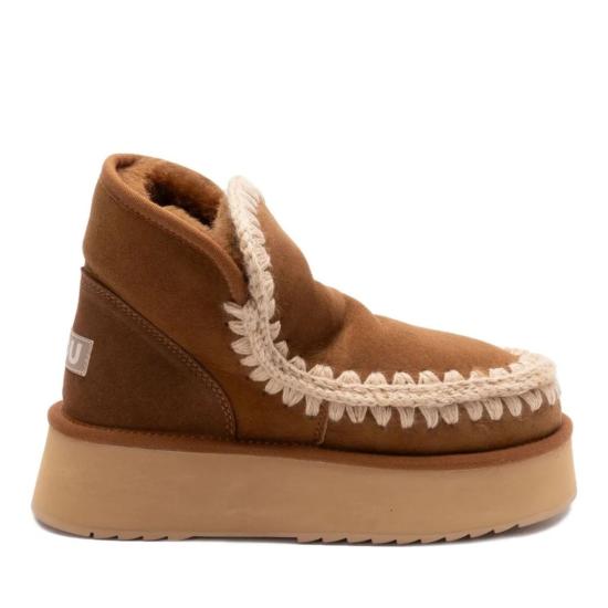 25FW 모우 미니 에스키모 플랫폼 부츠 MU FW681000A COG Brown