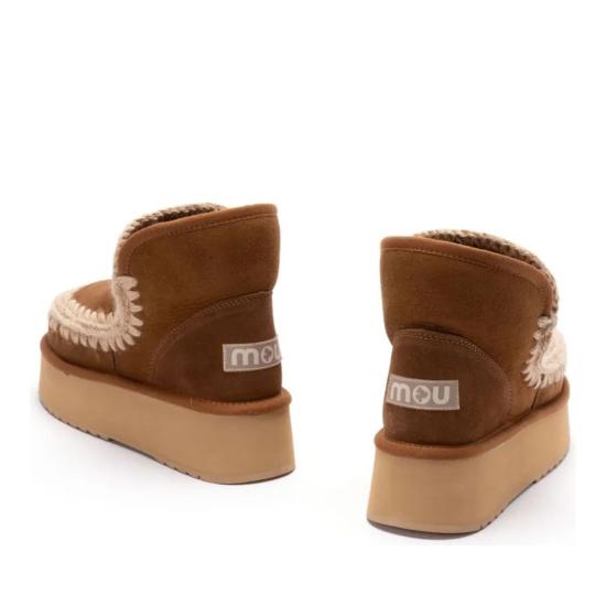 25FW 모우 미니 에스키모 플랫폼 부츠 MU FW681000A COG Brown - MOU