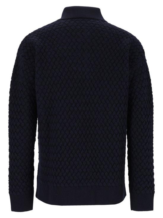 26FW 보테가베네타 집업 니트 A000K9V6UI0 4071 BLU - BOTTEGA VENETA