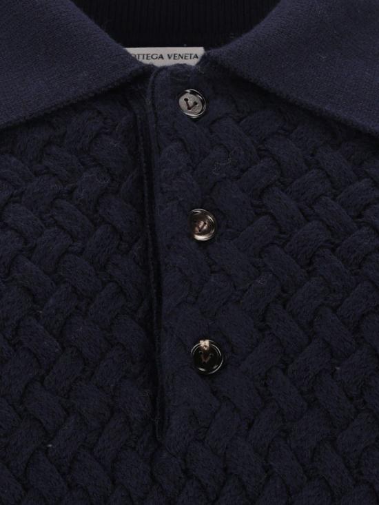 26FW 보테가베네타 집업 니트 A000K9V6UI0 4071 BLU - BOTTEGA VENETA