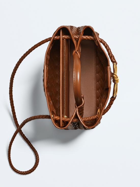 26FW 보테가베네타 안디아모 스몰 토트백 766014VCPP1 2385 MARRONE - BOTTEGA VENETA