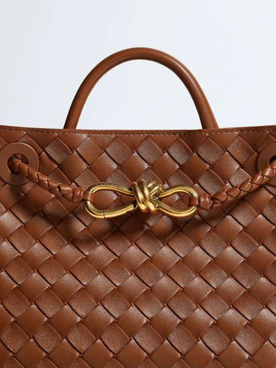 26FW 보테가베네타 안디아모 스몰 토트백 766014VCPP1 2385 MARRONE - BOTTEGA VENETA