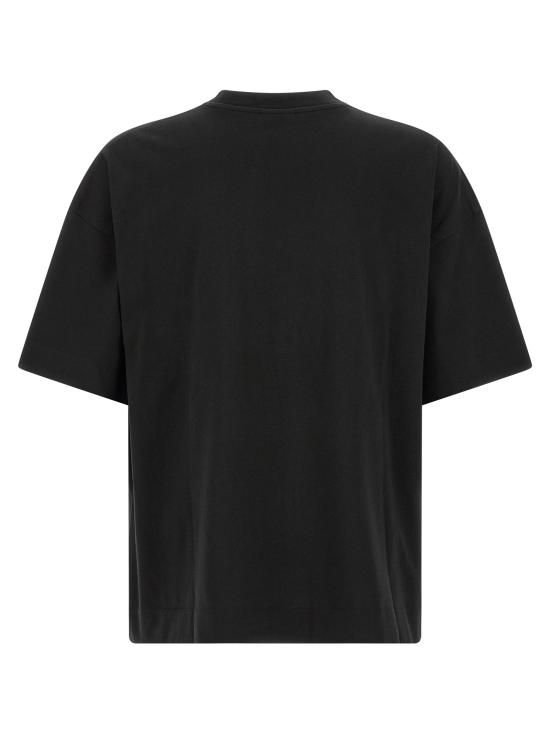 26FW 드리스 반 노튼 반팔 티셔츠 헤노 티셔츠 블랙 - DRIES VAN NOTEN