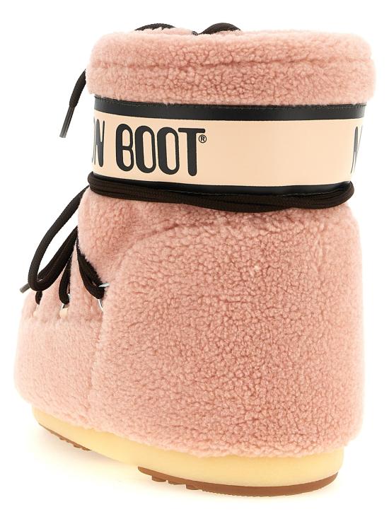 26FW 문부츠 부츠 아이콘 로우 플리스 앵클  핑크 - MOON BOOT