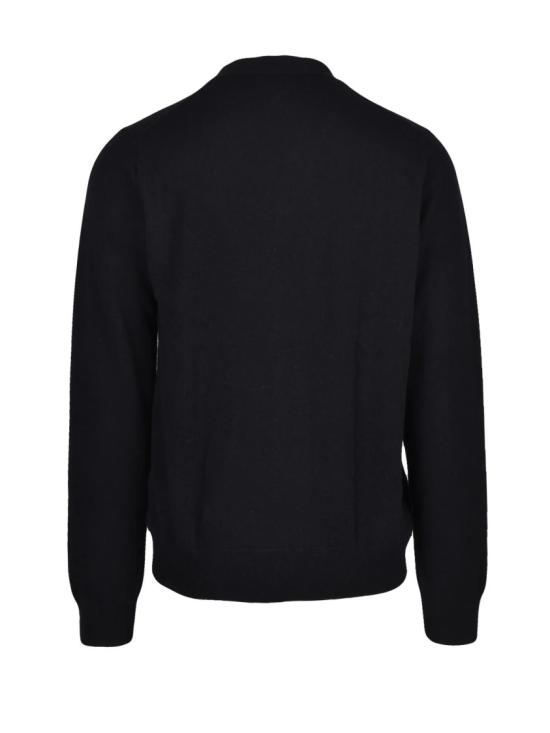 25FW 꼼데가르송 니트웨어 검정색 버튼 여밈 울 가디건 - COMME DES GARCONS