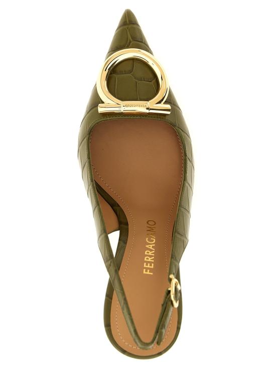 26FW 살바토레 페라가모 힐/펌프스 사라 펌프스 그린 - SALVATORE FERRAGAMO