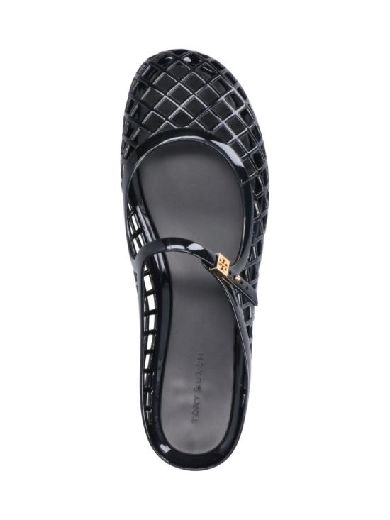 26FW 토리버치 멜로우 메리 제인 젤리 뮬 163189013 Black - TORY BURCH