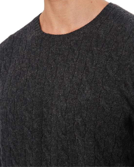 26FW 폴로 랄프로렌 케이블 니트 스웨터 710876762013DARKGRANITE Grey - POLO RALPH LAUREN