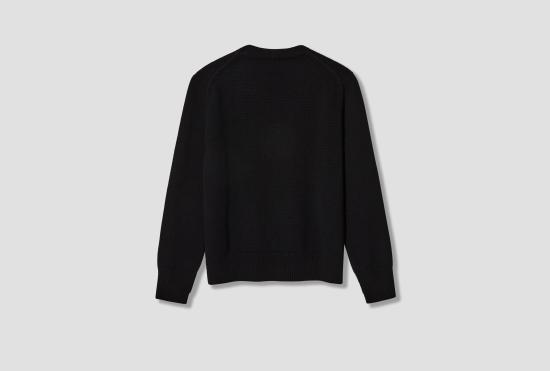 26FW 살롱 씨 룬드만 니트웨어 청키 오넥 CL303 블랙 - SALON C. LUNDMAN