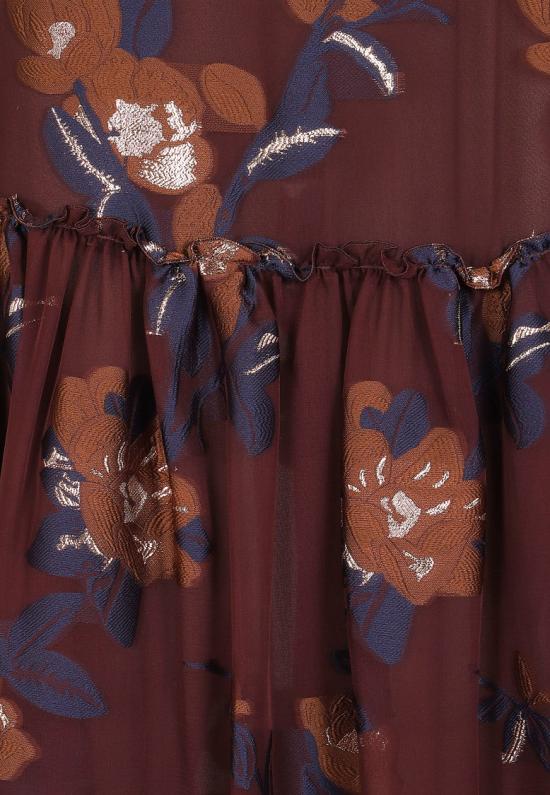 26FW 에트로 롱 스커트 WRFA0216 99TJA16 Brown - ETRO