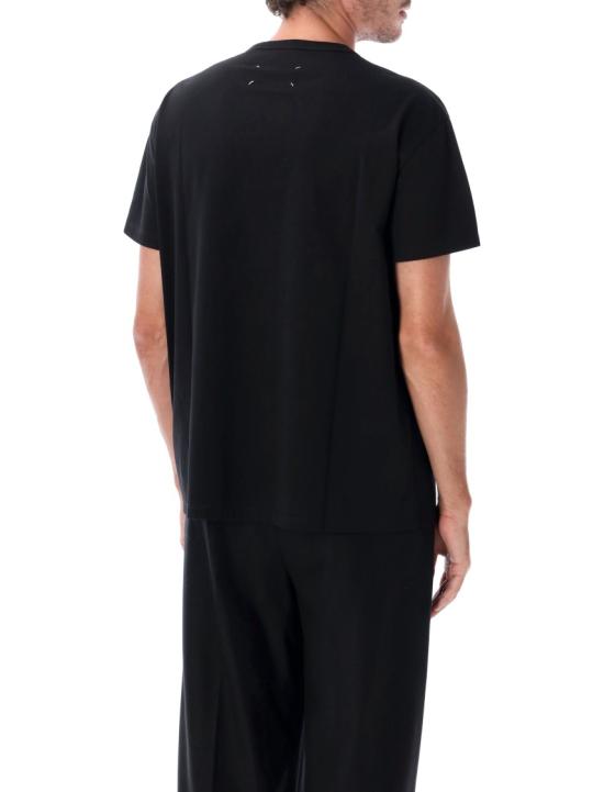 26FW 마르지엘라 로고 코튼 티셔츠 S50GC0736S22816900 Black - MAISON MARGIELA