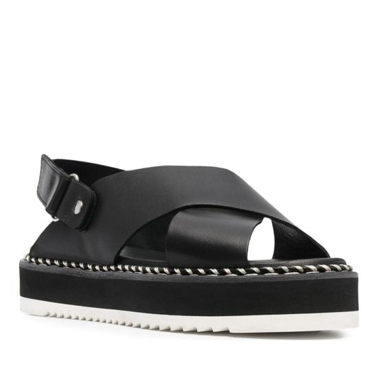  에이지엘 샌들 D642026PISOFTY0000 NERO Black - AGL
