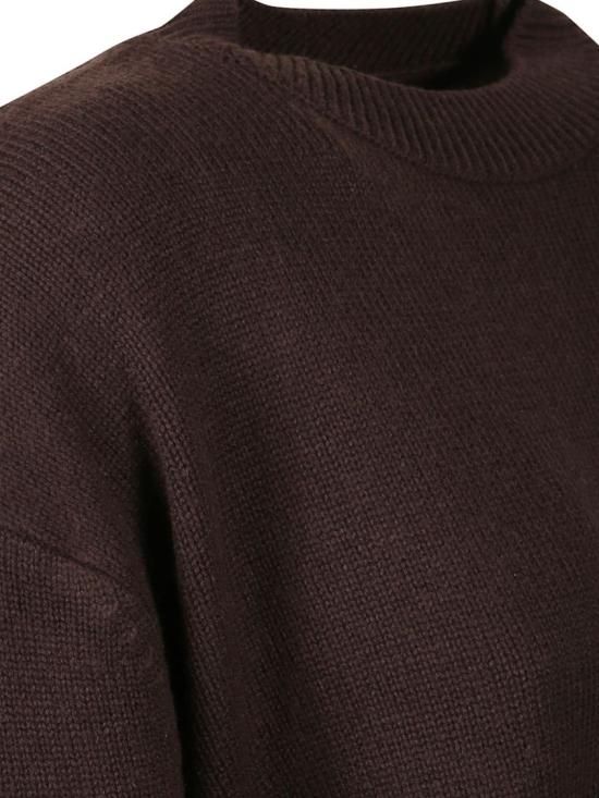 26FW 더프랭키샵 니트웨어 KNFS21174201DARK BROWN - THE FRANKIE SHOP