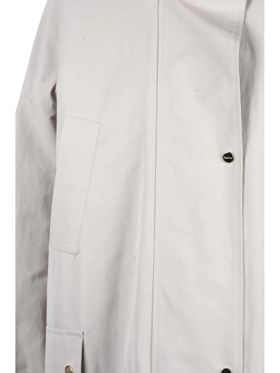 25FW 막스마라 자켓 베이지색 게일 플러시 안감 면 혼방 - MAX MARA