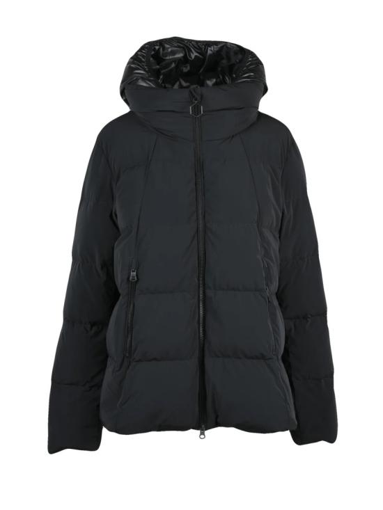 25FW 혹스 패딩 블랙 스트레치 폴리아미드 다운 재킷